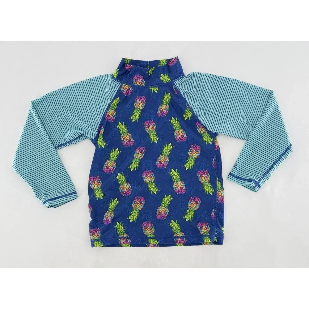 UV Skinz Girl’s Long Sleeve Swim Shirt Size 7 UPF 50+ Summer Top Only